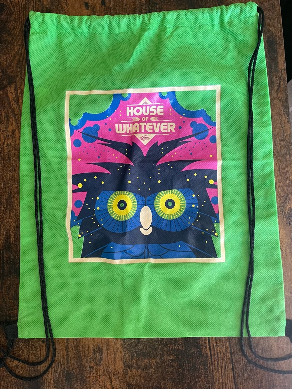 🦉 Bud Light House of Whatever Trippy Rave Owl Bag 🍺